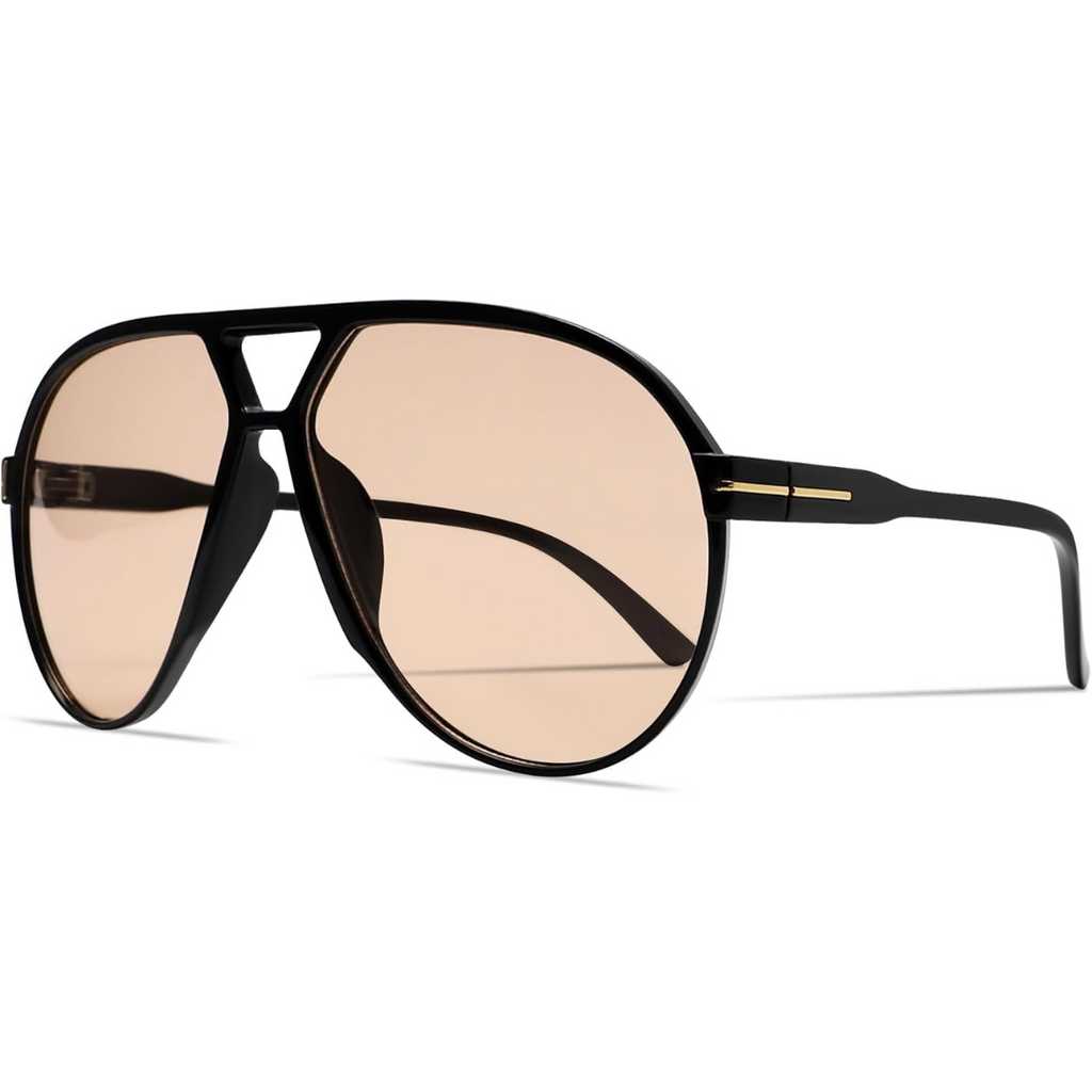 Aviator Oversize Square Sunglasses, UV400