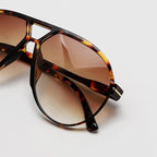 Aviator Oversize Square Sunglasses, UV400