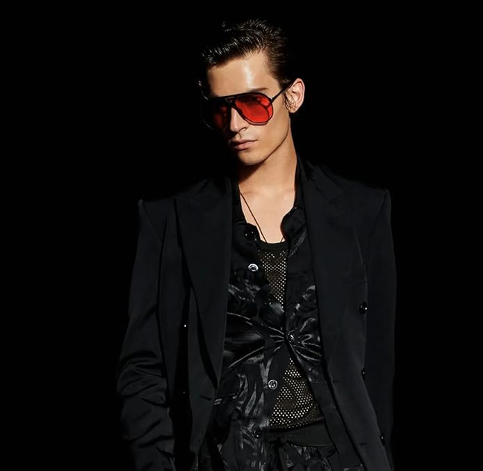 Aviator Oversize Square Sunglasses, UV400