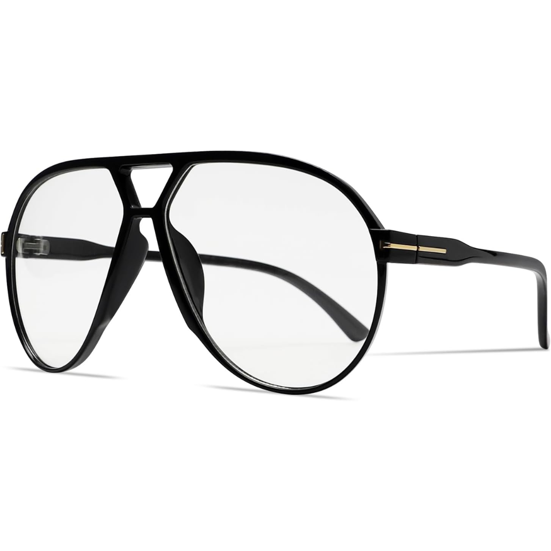 Aviator Oversize Square Sunglasses, UV400