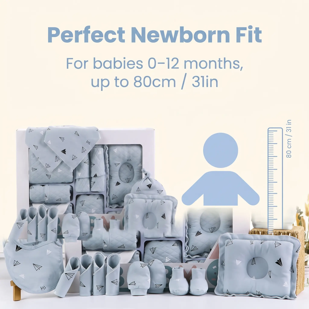 Baby Gift Box Set for Newborns - Pure Cotton Essentials, view 12