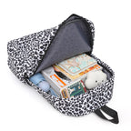 Backpack Set with Cooler Bag and Pencil Case, Leopard Print