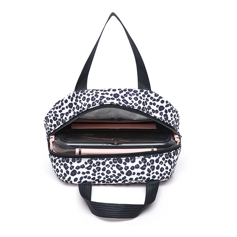 Backpack Set with Cooler Bag and Pencil Case, Leopard Print