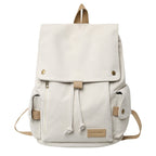 Rugged Canvas Hiking School Backpack - Durable Canvas Material, view 3