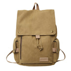 Rugged Canvas Hiking School Backpack - Durable Canvas Material, view 4