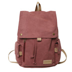 Rugged Canvas Hiking School Backpack - Durable Canvas Material, view 5