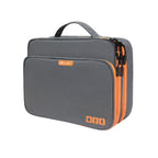 Electronics Organiser Bag - 3 Layer, Waterproof Nylon, 30x23x11 cm, Grey, view 6