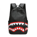 Shark-Graphic Casual Backpack - Durable Material, Lightweight, Spacious, view 2