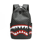 Shark-Graphic Casual Backpack - Durable Material, Lightweight, Spacious, view 4