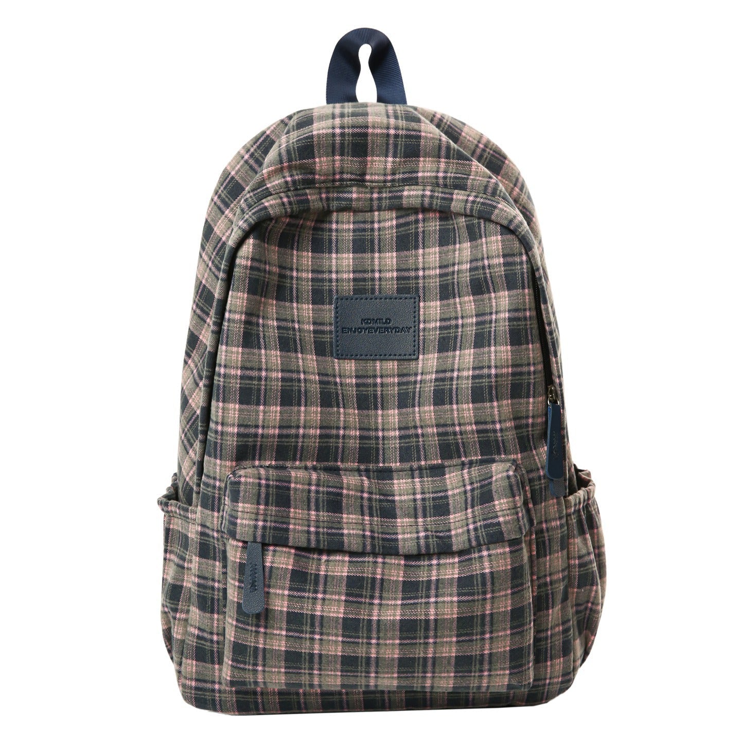 Checked Patterned Casual School Backpack - Casual Style, for School, view 2
