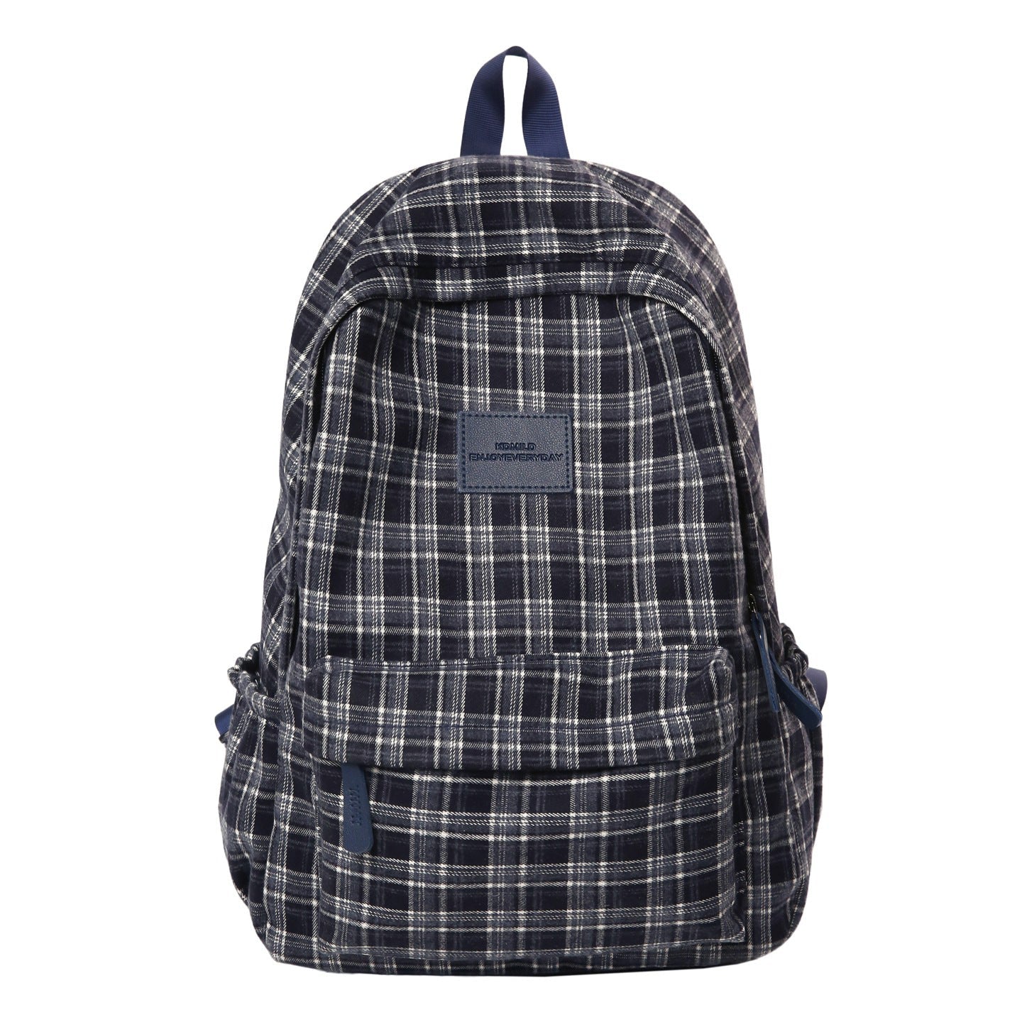 Checked Patterned Casual School Backpack - Casual Style, for School, view 4