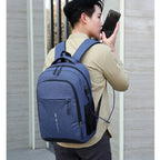 Men's Waterproof Backpack Ultra Lightweight - Black, Navy Blue, Gray, Green, view 5