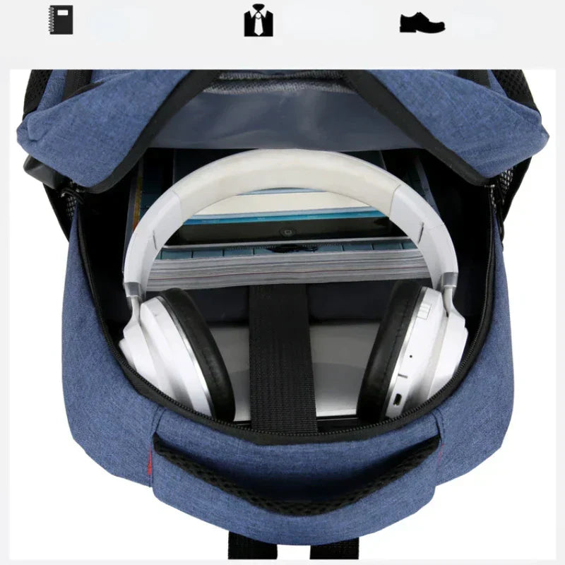 Men's Waterproof Backpack Ultra Lightweight - Black, Navy Blue, Gray, Green, view 9