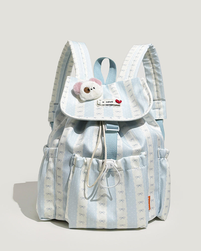 Cute Character School Backpack - Lightweight, Spacious Main Compartment