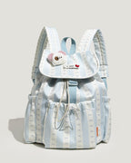 Cute Character School Backpack - Lightweight, Spacious Main Compartment