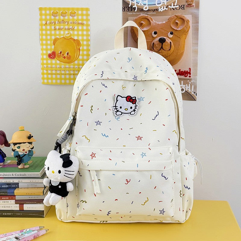Character-Themed Casual School Backpack - Multiple Pockets, Lightweight Fabric, view 3
