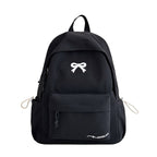 Bow-Embossed Casual School Backpack for Girls - Everyday Use, view 4