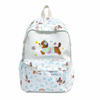 Backpack with Cheerful Dog Design - Multifunctional Compartments, for School, view 6