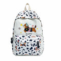 Backpack with Cheerful Dog Design - Multifunctional Compartments, for School, view 8