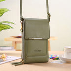 Anti-Theft PU Leather Crossbody Bag with Touchscreen - 11 cm, 250 g, view 7
