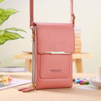 Anti-Theft PU Leather Crossbody Bag with Touchscreen - 11 cm, 250 g, view 9