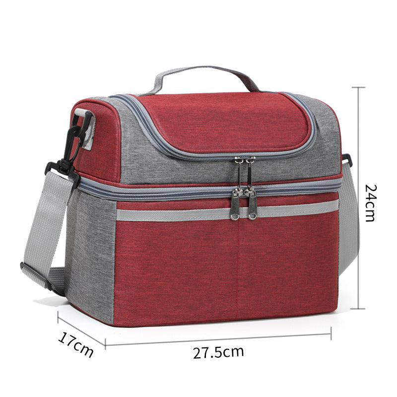 Insulated Picnic Bag with Multiple Compartments for Outdoor Use, view 4