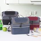 Insulated Picnic Bag with Multiple Compartments for Outdoor Use