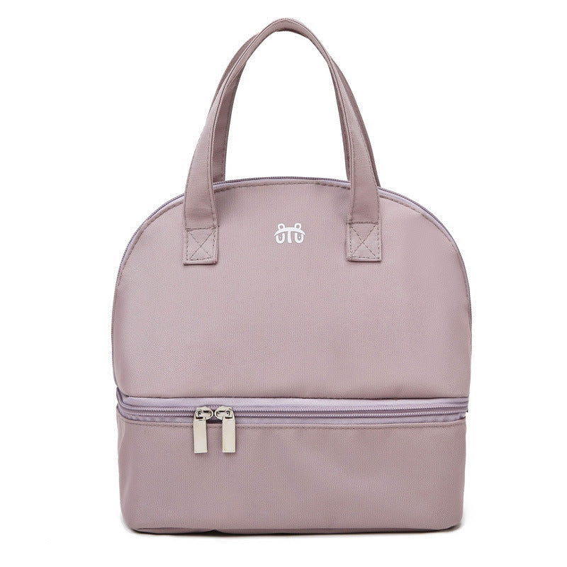 Women's Insulated Cooler Bag - Double Zip, Spacious Compartments, Durable Fabric, view 9