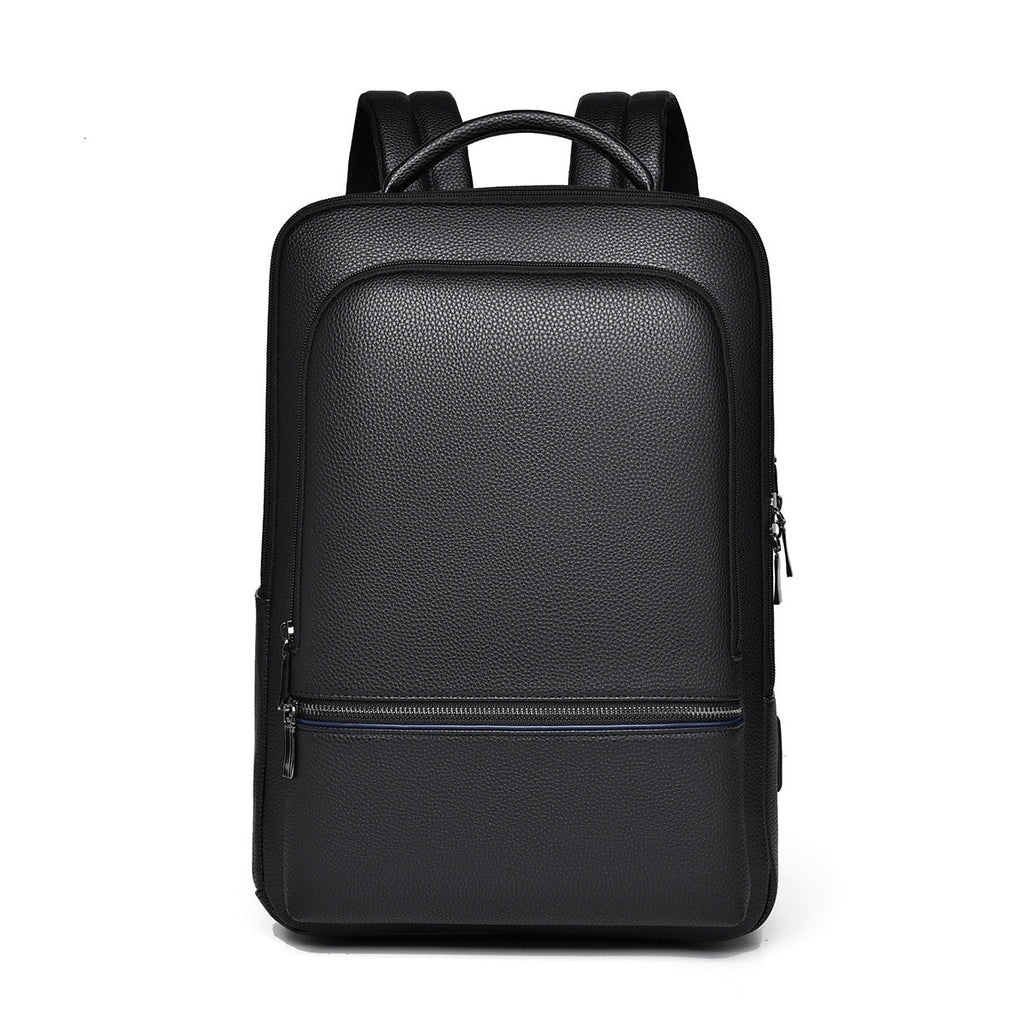 Leather Laptop Backpack for 15-Inch Laptop - Modern Design