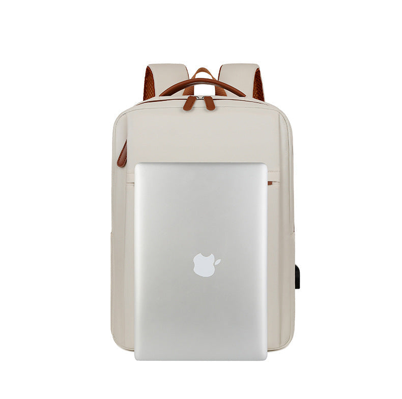 Laptop Backpack with USB Charging Port - Water-Resistant, Fits 15-Inch, view 3