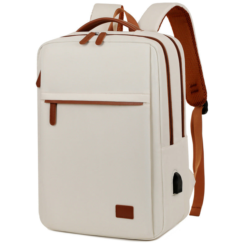 Laptop Backpack with USB Charging Port - Water-Resistant, Fits 15-Inch, view 4
