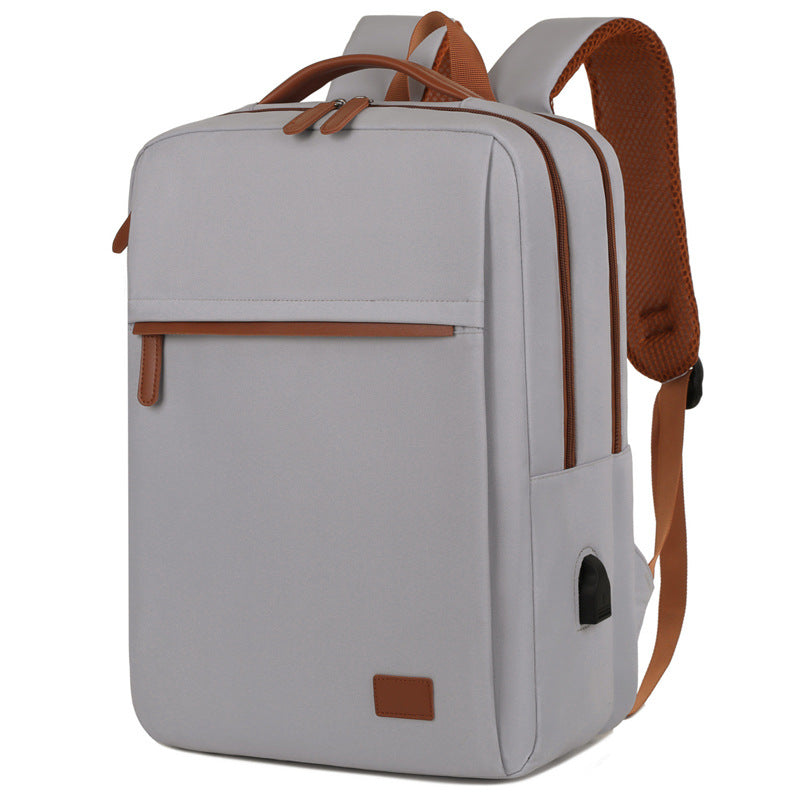 Laptop Backpack with USB Charging Port - Water-Resistant, Fits 15-Inch, view 6