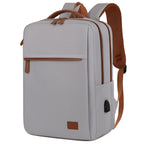 Laptop Backpack with USB Charging Port - Water-Resistant, Fits 15-Inch, view 6
