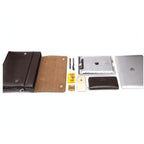 Men's Business Leather Briefcase - Black Synthetic, Laptop Sleeve, 38cm, view 10