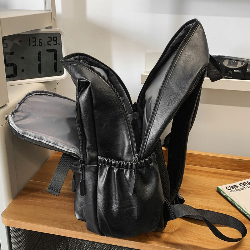 Leather Multi-Functional Backpack for Everyday Use, view 4