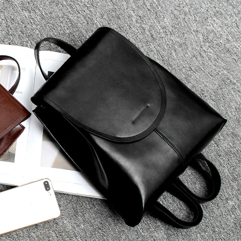 Leather Backpack for Women - 30cm x 25cm x 12cm, Everyday Use, Travel, view 13