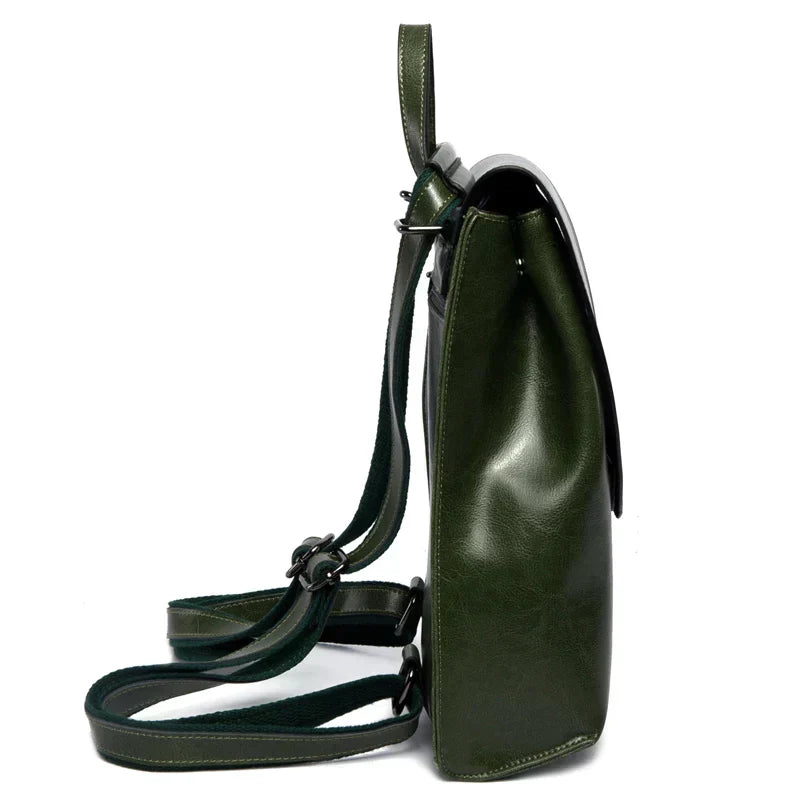 Leather Backpack for Women - 30cm x 25cm x 12cm, Everyday Use, Travel, view 8