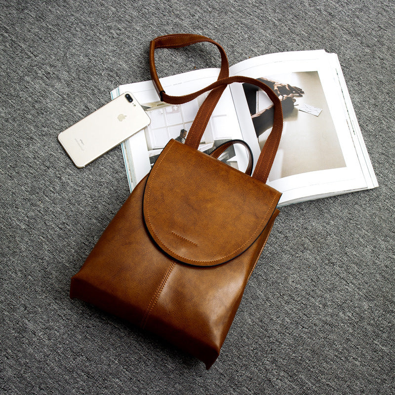 Leather Backpack for Women - 30cm x 25cm x 12cm, Everyday Use, Travel