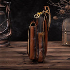 Elegant Leather Hip Pouch for Men - 17 cm x 6 cm, view 11