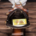 Elegant Leather Hip Pouch for Men - 17 cm x 6 cm, view 13