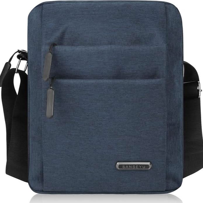 Men's Shoulder Bag with Anti-Theft Design - Water-Resistant, 25x20x7 cm, view 10