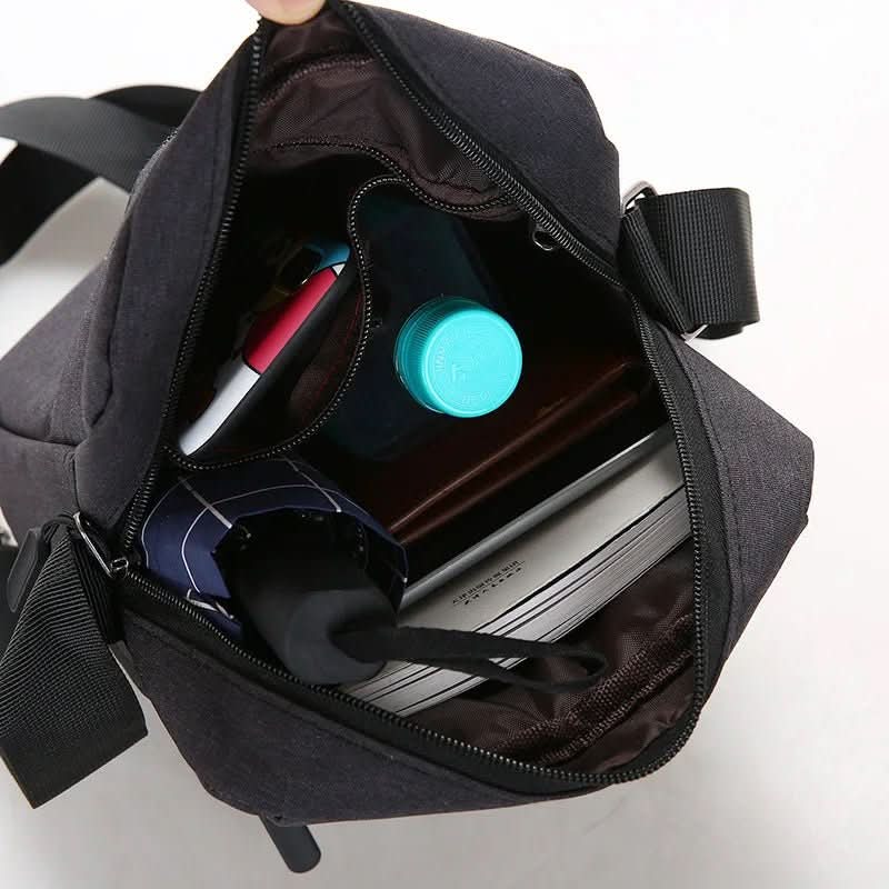 Men's Shoulder Bag with Anti-Theft Design - Water-Resistant, 25x20x7 cm, view 6