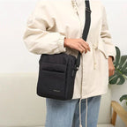 Men's Shoulder Bag with Anti-Theft Design - Water-Resistant, 25x20x7 cm, view 7
