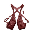Medieval Steampunk Armpit Shoulder Bag - PU Leather, Black or Brown, view 10