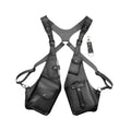 Medieval Steampunk Armpit Shoulder Bag - PU Leather, Black or Brown