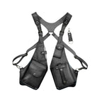 Medieval Steampunk Armpit Shoulder Bag - PU Leather, Black or Brown
