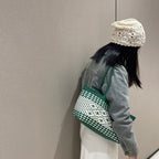 Woven Tote Bag for Women - Durable Material, Spacious Interior, view 3