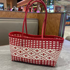 Woven Tote Bag for Women - Durable Material, Spacious Interior, view 6