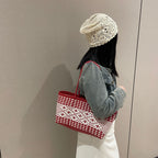 Woven Tote Bag for Women - Durable Material, Spacious Interior