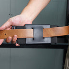 Invisible Theft-Proof Stretch Waist Bag for Men - Lightweight PU, 60g, view 4
